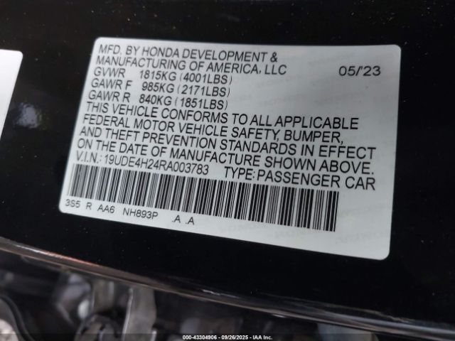 2024 ACURA INTEGRA 19UDE4H24RA003783 Photo 8