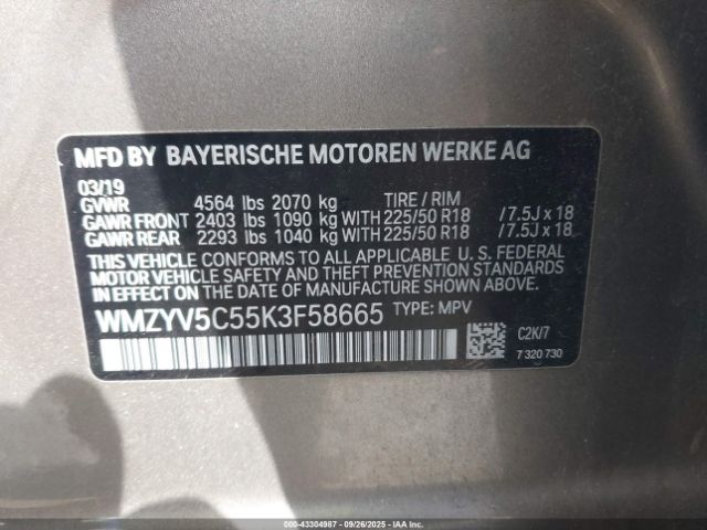 2019 MINI COUNTRYMAN WMZYV5C55K3F58665 Photo 8