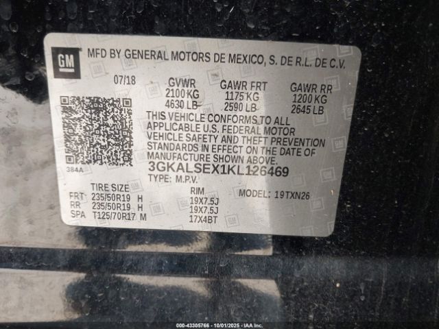 2019 GMC TERRAIN 3GKALSEX1KL126469 Photo 8