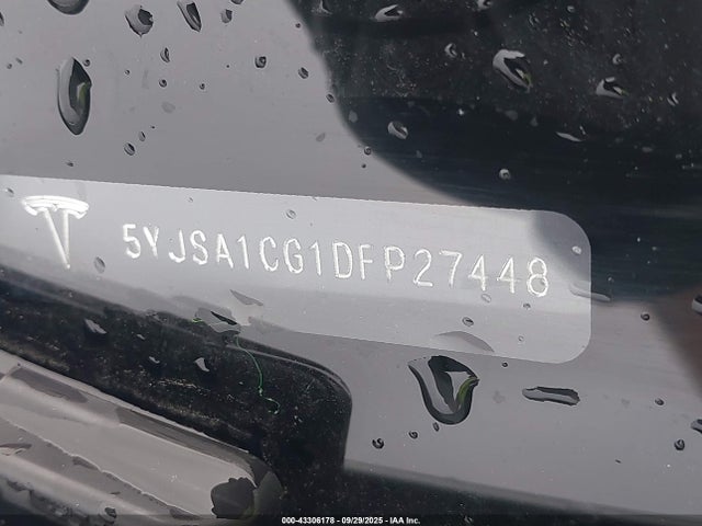 2013 TESLA MODEL S 5YJSA1CG1DFP27448 Photo 8