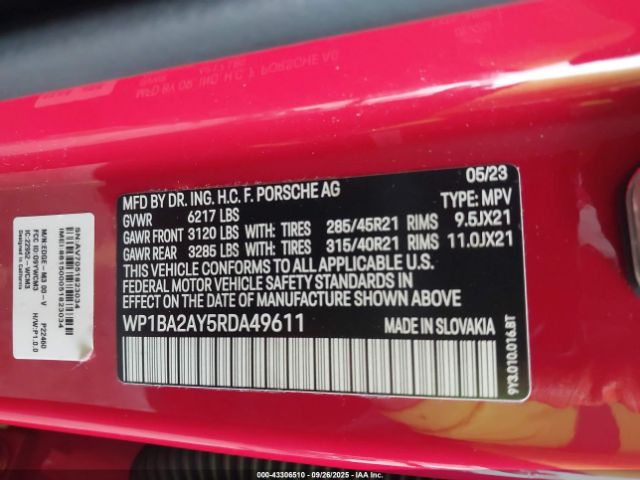 2024 PORSCHE CAYENNE COUPE WP1BA2AY5RDA49611 Photo 8