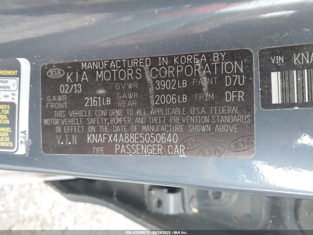 KIA Forte 2014 KNAFX4A88E5050640 Image 9