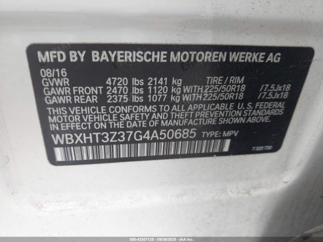 2016 BMW X1 WBXHT3Z37G4A50685 Photo 8