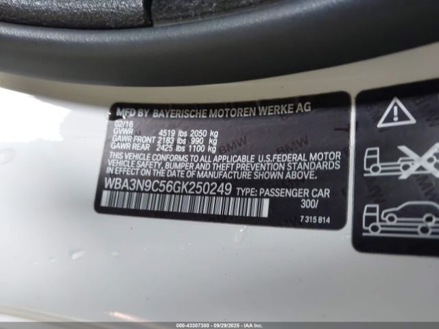 2016 BMW 428I WBA3N9C56GK250249 Photo 8