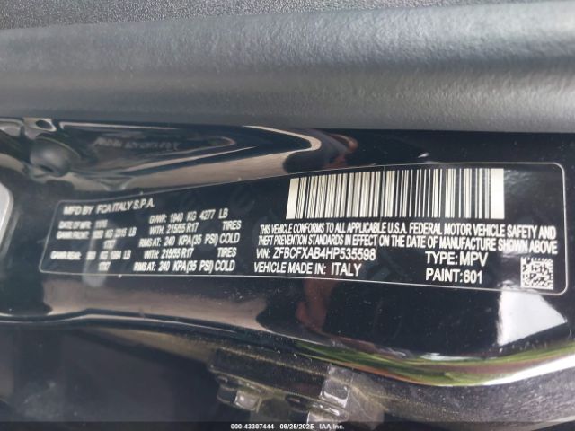 2017 FIAT 500X ZFBCFXAB4HP535598 Photo 8