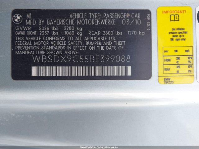 2011 BMW M3 WBSDX9C55BE399088 Photo 8