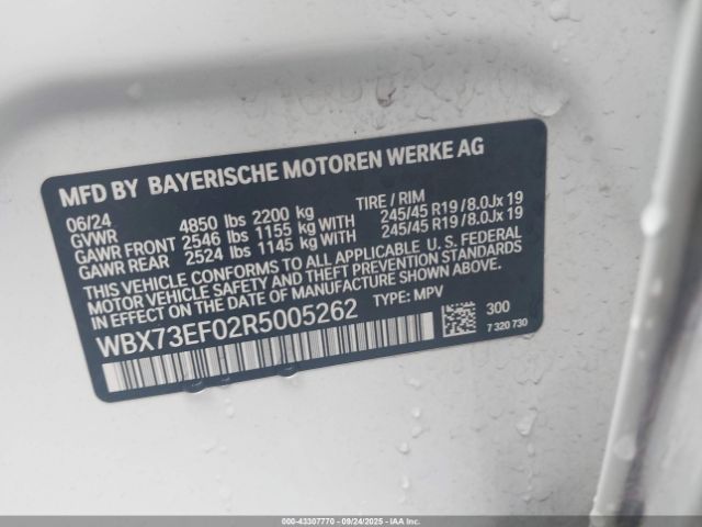 2024 BMW X1 WBX73EF02R5005262 Photo 8