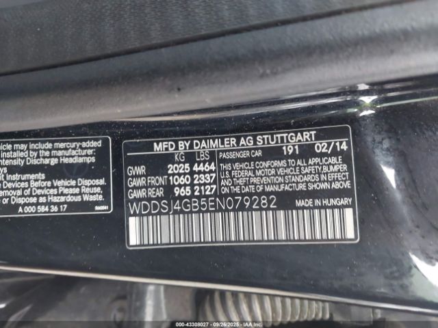 2014 MERCEDES-BENZ CLA 250 WDDSJ4GB5EN079282 Photo 8