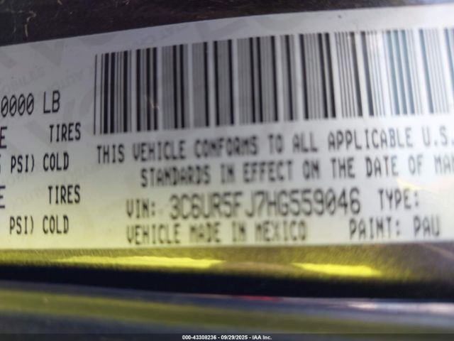 2017 RAM 2500 3C6UR5FJ7HG559046 Photo 8