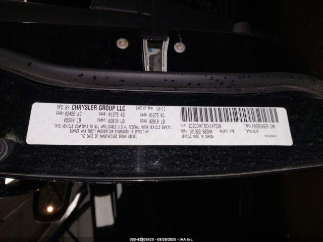 2012 CHRYSLER 300C 2C3CCAKT8CH147530 Photo 8