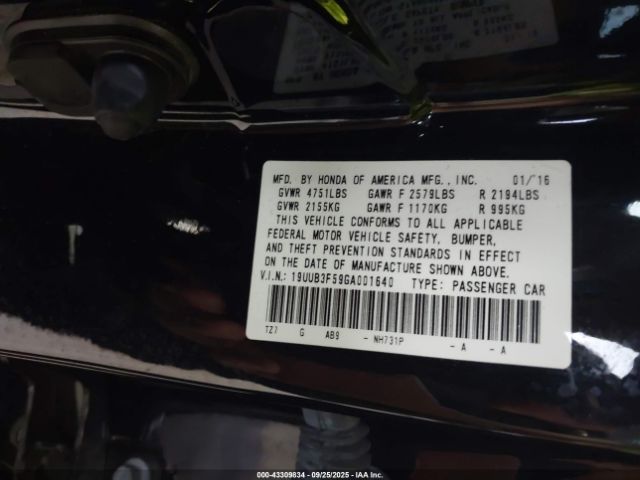 2016 ACURA TLX 19UUB3F59GA001640 Photo 8