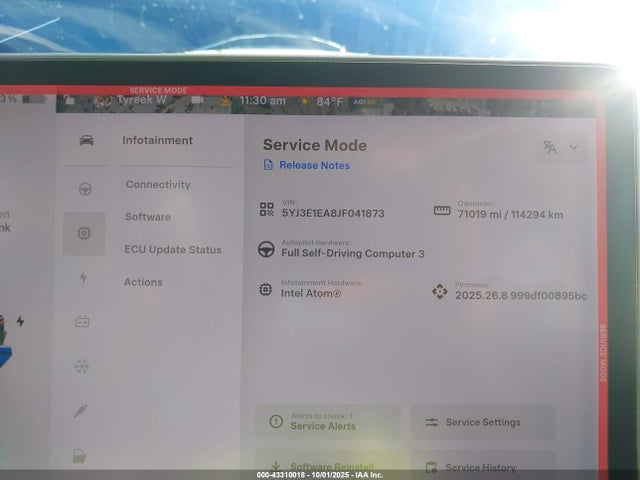 2018 TESLA MODEL 3 5YJ3E1EA8JF041873 Photo 6