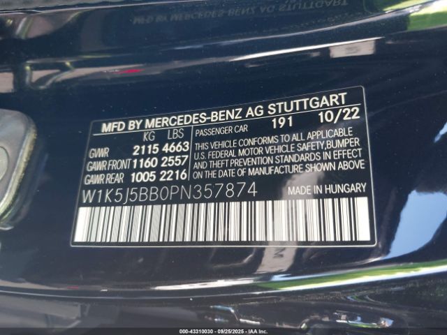 2023 MERCEDES-BENZ AMG CLA 35 W1K5J5BB0PN357874 Photo 8