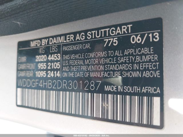 2013 MERCEDES-BENZ C 250 WDDGF4HB2DR301287 Photo 8