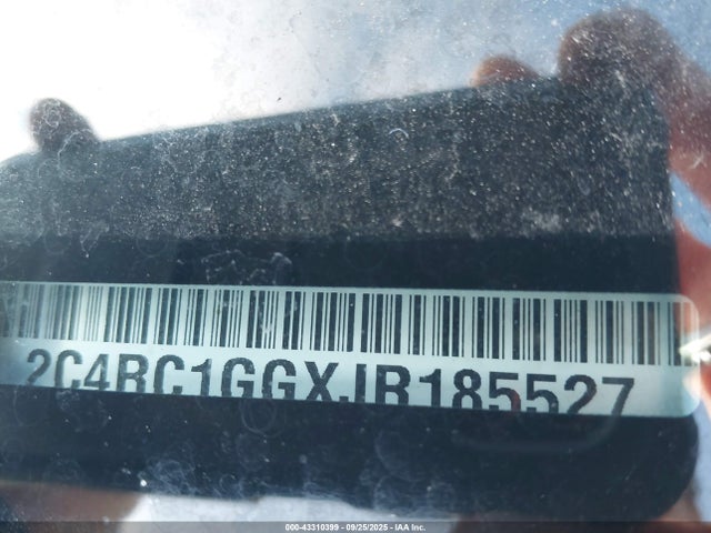 2C4RC1GGXJR185527 Chrysler 2018