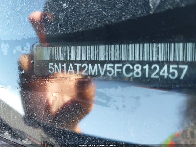 Aukcja sprzedaży 2015 Nissan Rogue Sl, vin: 5N1AT2MV5FC812457, numer aukcji: 43310554