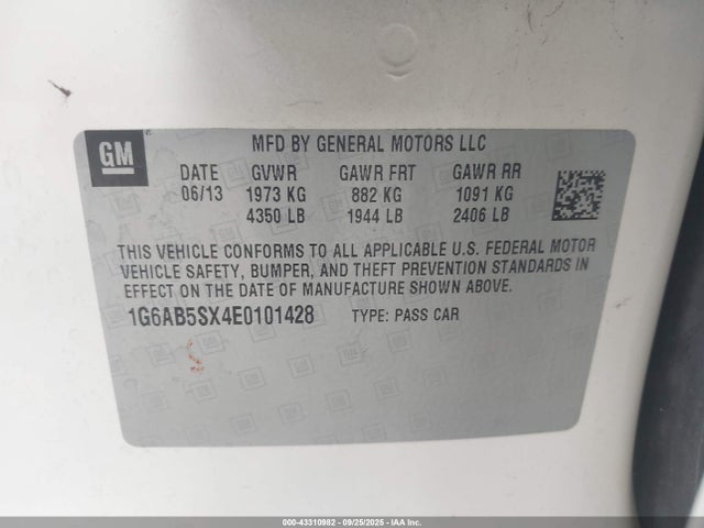 2014 CADILLAC ATS 1G6AB5SX4E0101428 Photo 8