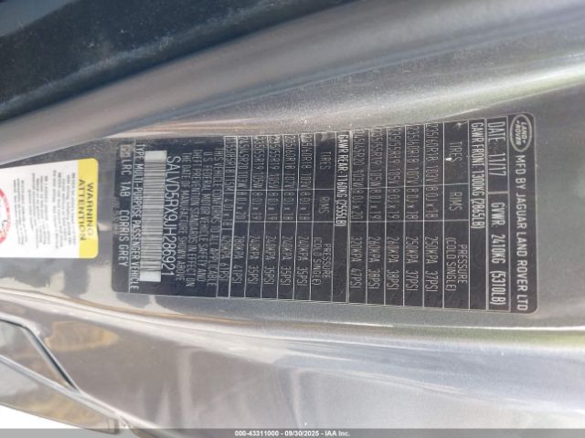 2018 LAND ROVER RANGE ROVER EVOQUE SALVD5RX9JH286921 Photo 8