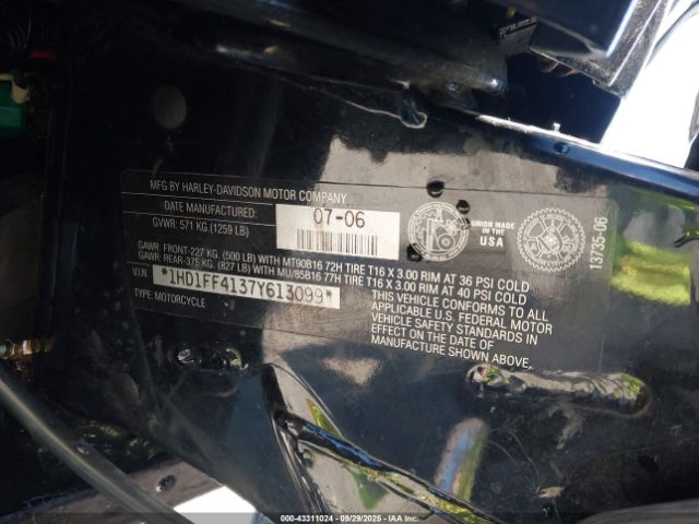 2007 HARLEY-DAVIDSON FLHT 1HD1FF4137Y613099 Photo 9