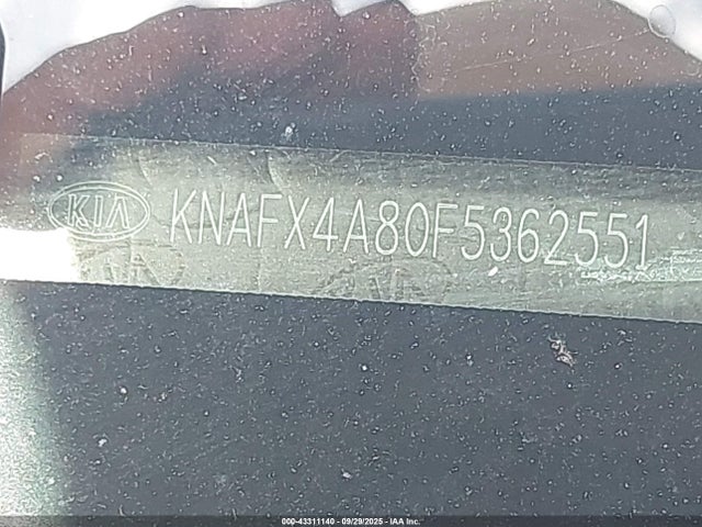 KNAFX4A80F5362551 KIA dohc gdi nu