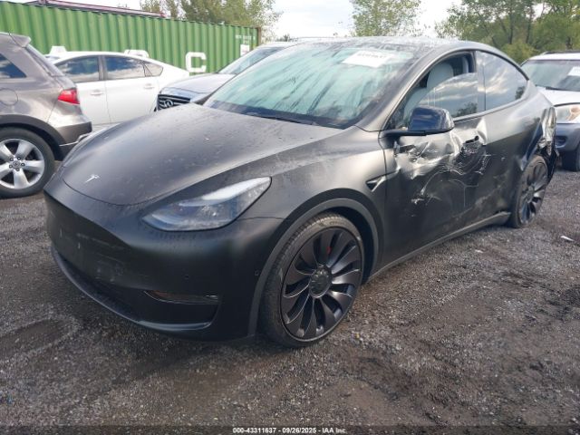 2021 TESLA MODEL Y 5YJYGDEFXMF124612 Photo 1