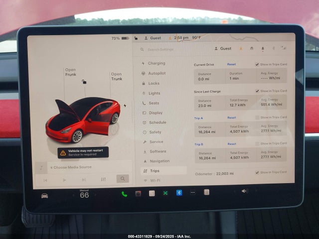 2022 TESLA MODEL 3 5YJ3E1EA0NF287421 Photo 6