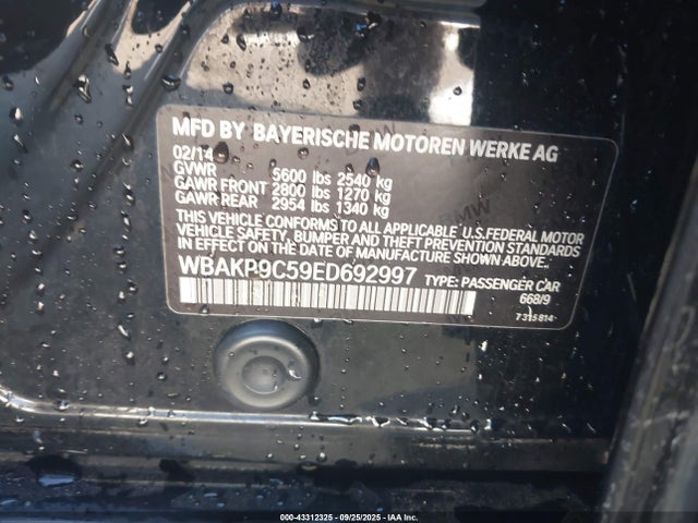 BMW 550i 2014 WBAKP9C59ED692997 Image 9