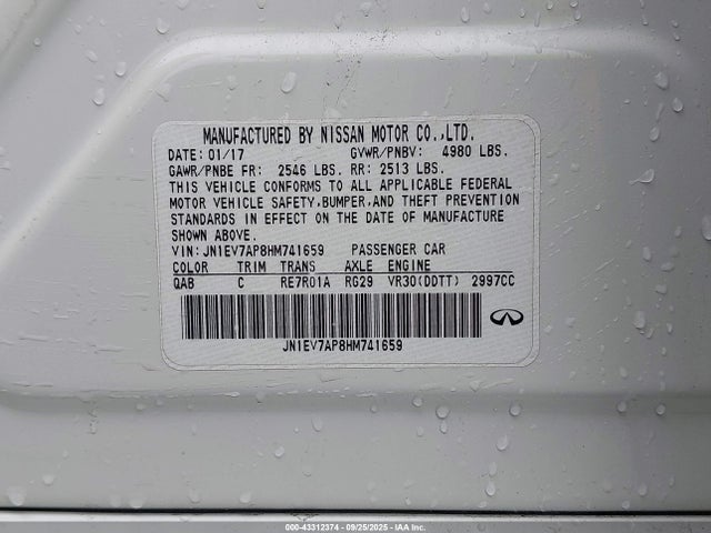 Infiniti 2017 2017 JN1EV7AP8HM741659 Image 9