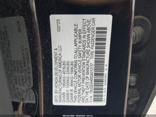 2025 ACURA INTEGRA 19UDE4H66SA012137 Photo 8