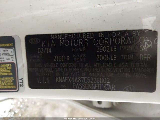 KIA FORTE EX 2014 KNAFX4A87E5236802 Image 9