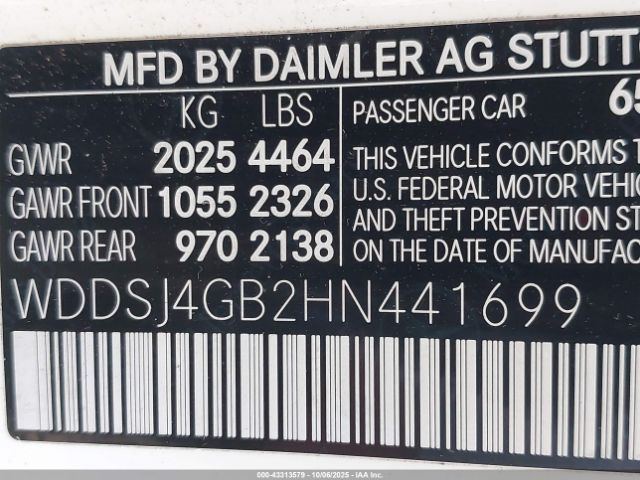 2017 MERCEDES-BENZ CLA 250 WDDSJ4GB2HN441699 Photo 8