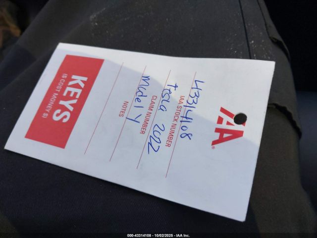 2022 TESLA MODEL Y 7SAYGDEFXNF326435 Photo 10