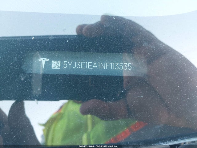 2022 TESLA MODEL 3 5YJ3E1EA1NF113535 Photo 8