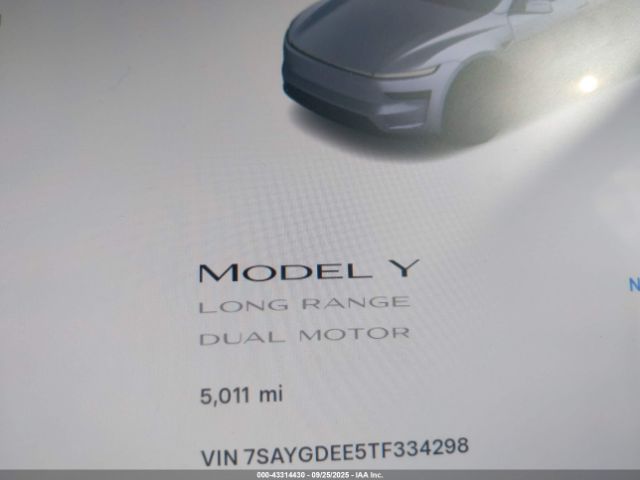 2026 TESLA MODEL Y 7SAYGDEE5TF334298 Photo 6