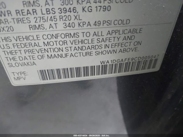 2012 AUDI Q7 WA1DGAFE9CD005047 Photo 8