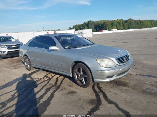 2001 MERCEDES-BENZ S 500 WDBNG75J11A158448