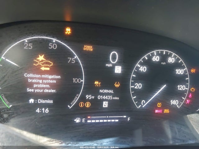 2025 Honda Civic Hybrid Sport მანქანა იყიდება აუქციონზე, vin: 19XFL4H85SE006731, აუქციონის ნომერი: 43315146