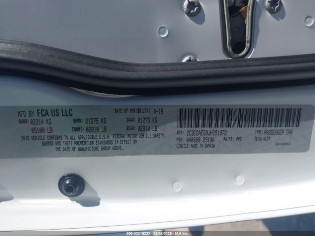 2018 CHRYSLER 300 2C3CCAEG9JH291972 Photo 8