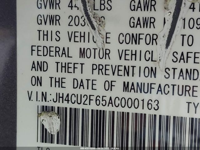 2010 ACURA TSX JH4CU2F65AC000163 Photo 8