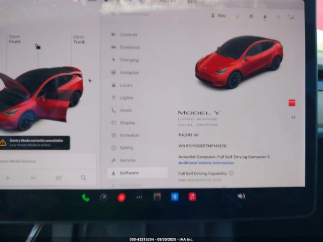 2021 TESLA MODEL Y 5YJYGDEE7MF141276 Photo 6