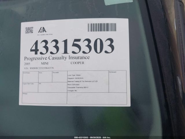 2005 MINI COOPER WMWRC33515TK62376 Photo 5