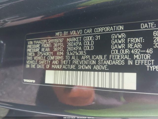 2017 VOLVO XC90 YV4A22PL5H1119787 Photo 8