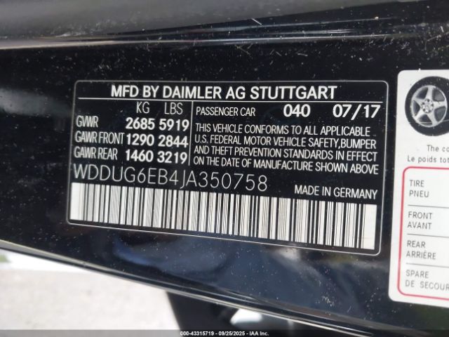 2018 MERCEDES-BENZ S 450 WDDUG6EB4JA350758 Photo 8