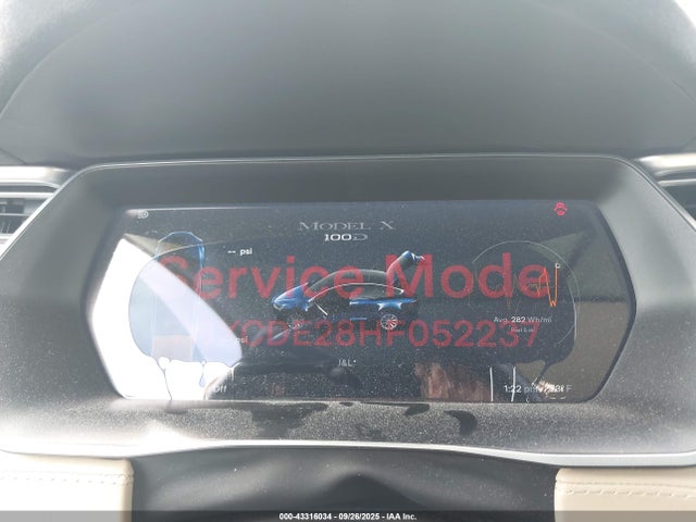 Tesla MODEL X 2017 5YJXCDE28HF052237 Image 7