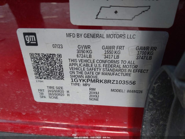 2024 CADILLAC LYRIQ 1GYKPMRK8RZ103556 Photo 8