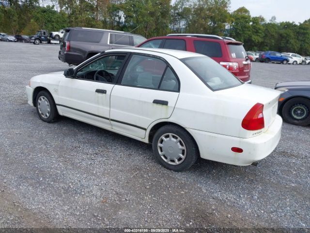 2001 MITSUBISHI MIRAGE JA3AY26C11U038582 Photo 2