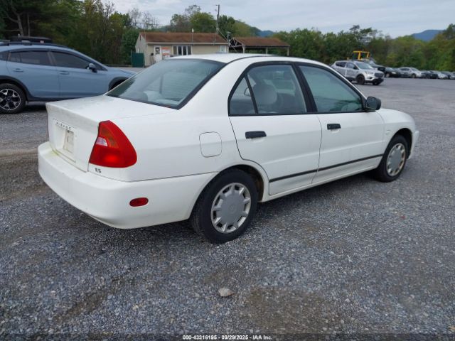 2001 MITSUBISHI MIRAGE JA3AY26C11U038582 Photo 3