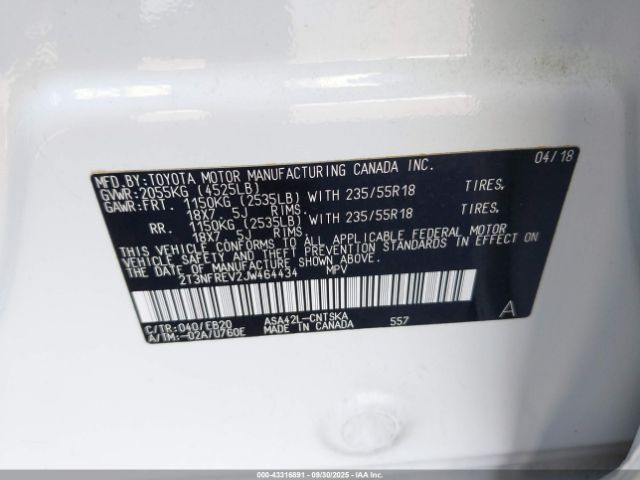 2018 TOYOTA RAV4 2T3NFREV2JW464434 Photo 8
