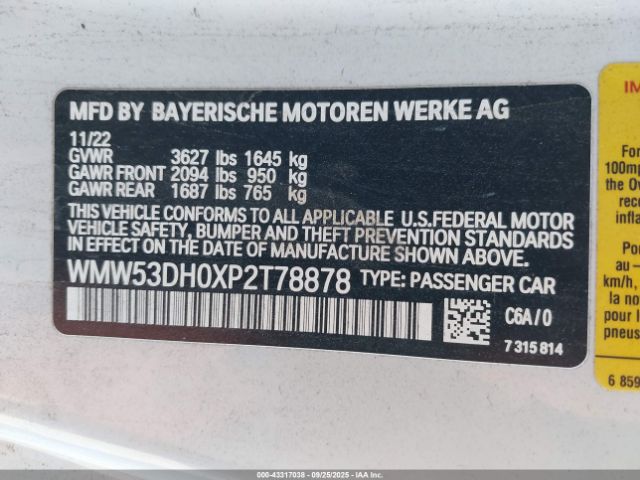 2023 MINI HARDTOP WMW53DH0XP2T78878 Photo 8