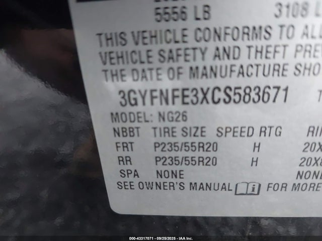 2012 CADILLAC SRX 3GYFNFE3XCS583671 Photo 8